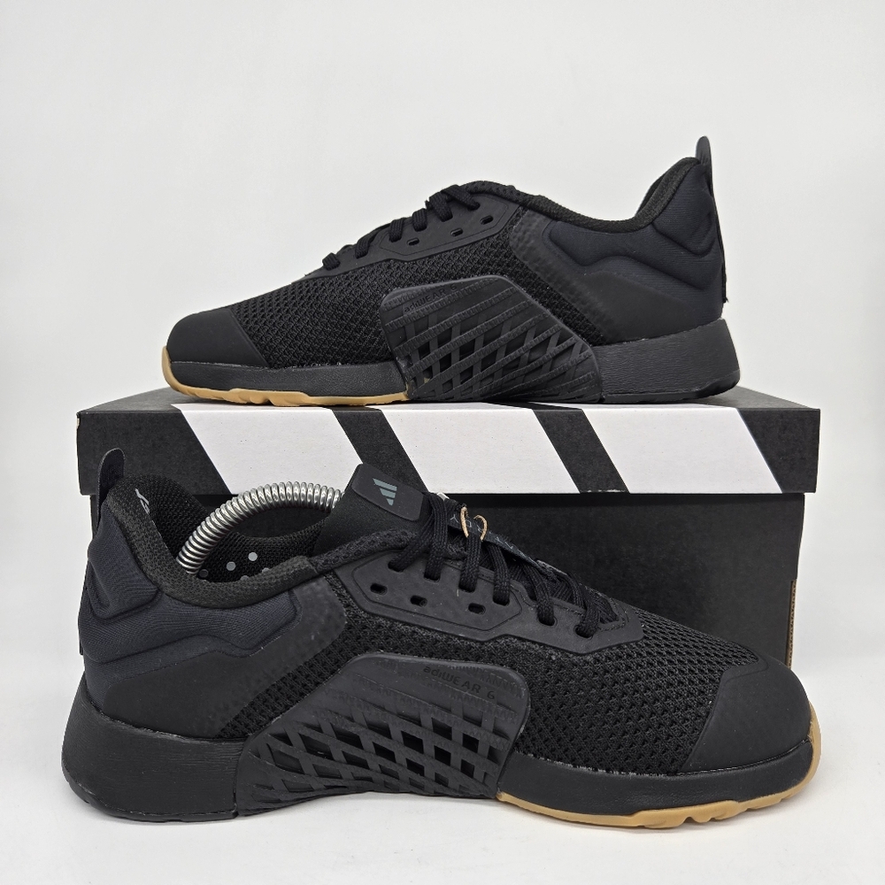 adidas Dropset 3 ID8632 Core Black Grey Women's Workout Shoes Size 7.5 - Picture 4 of 8